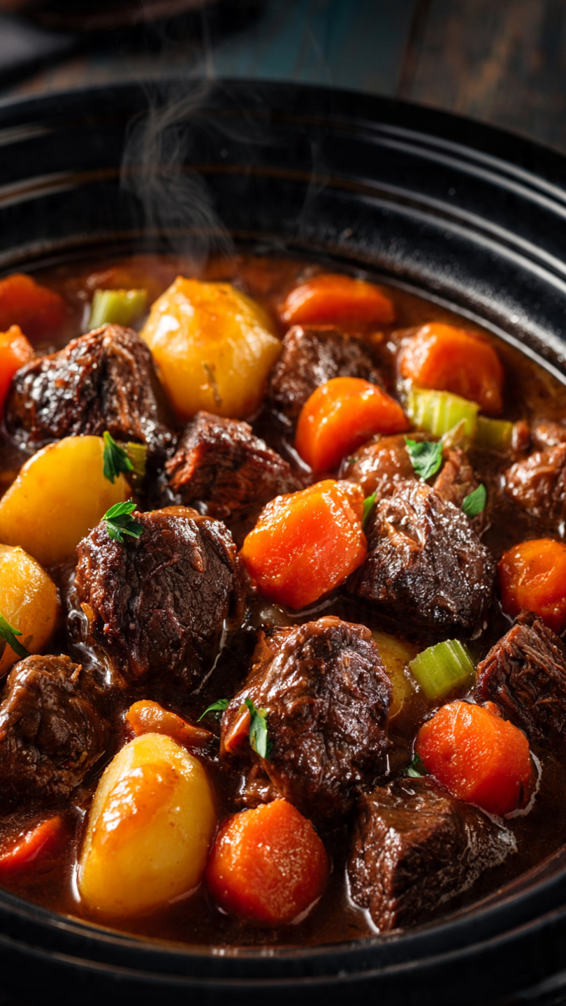 Crockpot Beef Stew Recipe (Easy Slow Cooker Comfort Food)