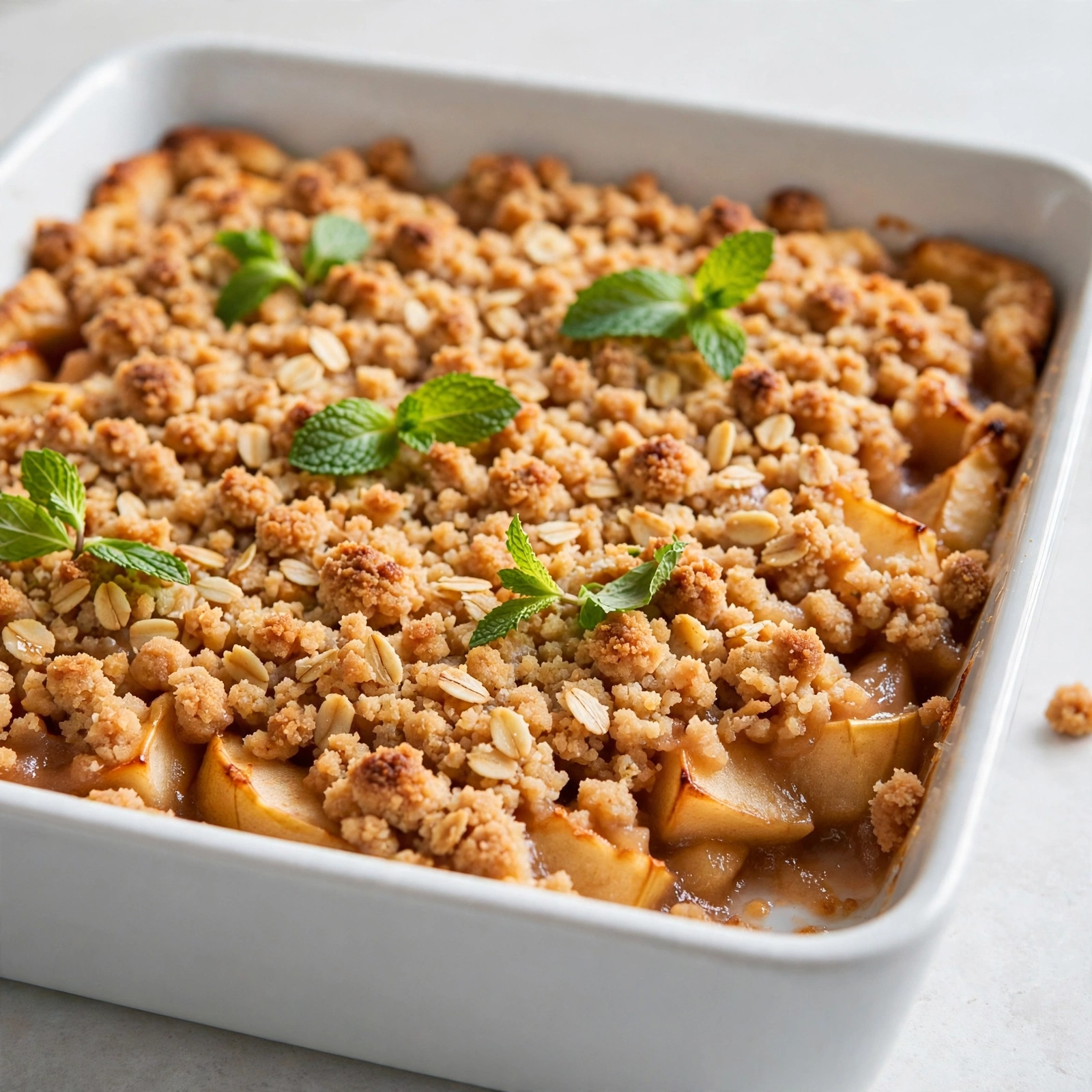 Apple Slab Pie with Crumble Topping