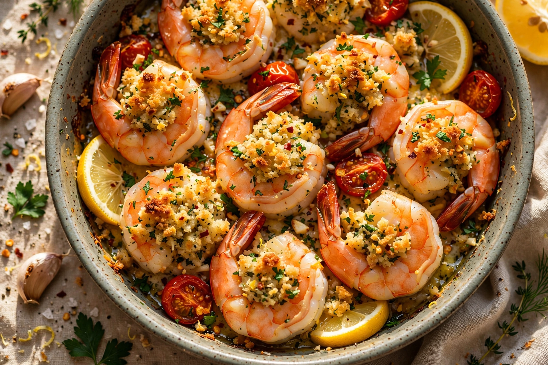 Baked Stuffed Shrimp Casserole