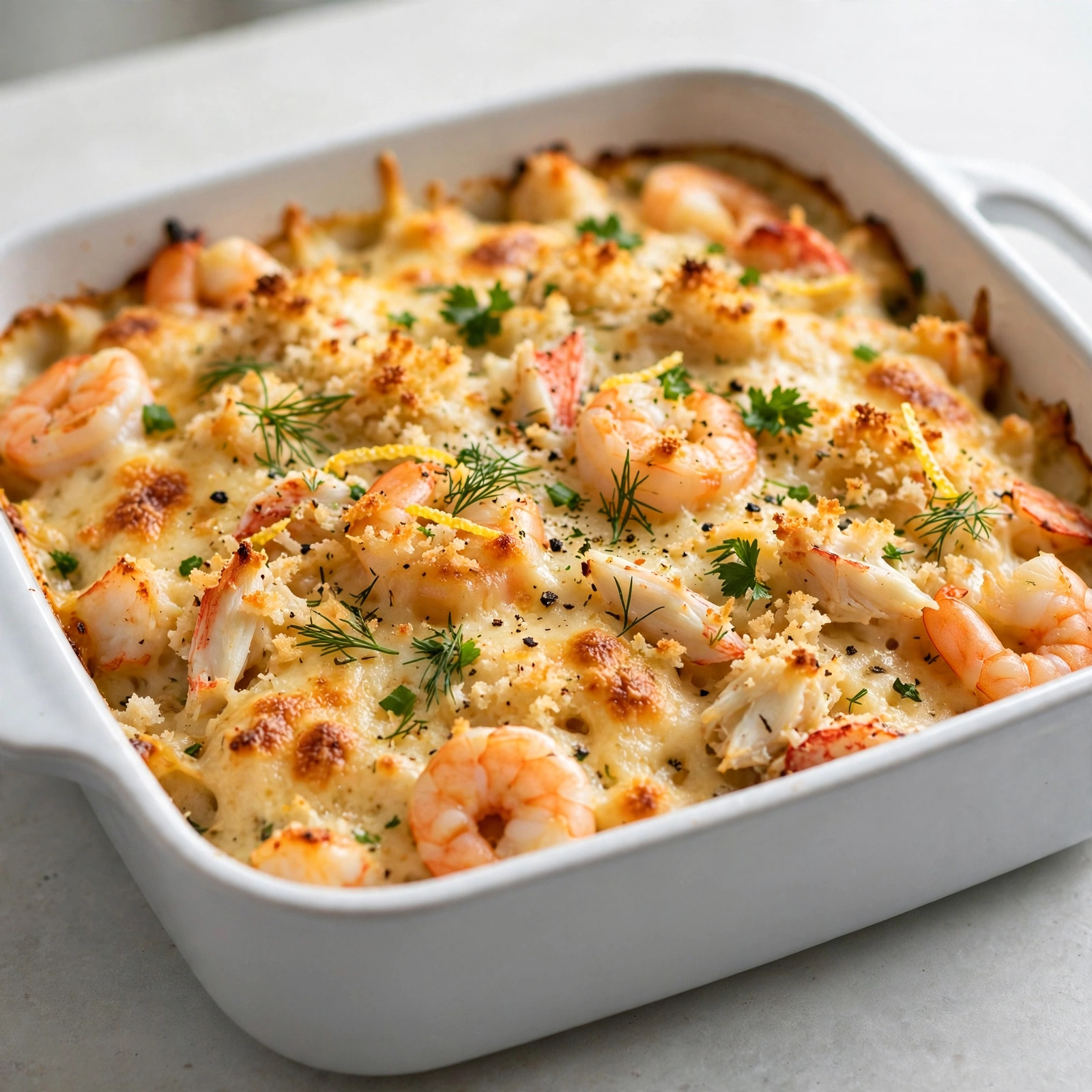 Crab and Shrimp Casserole