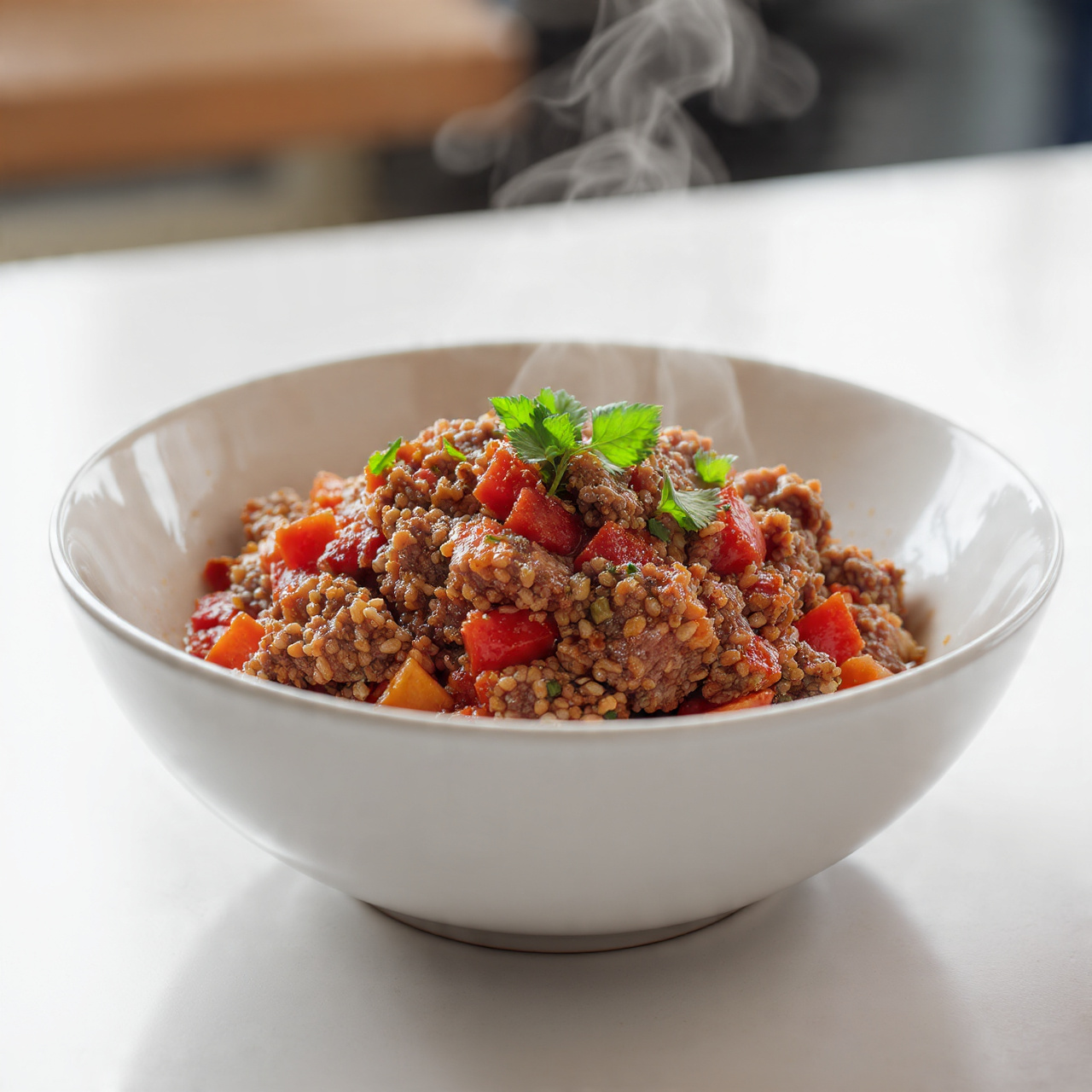 Easy Crockpot Ground Beef and Pasta