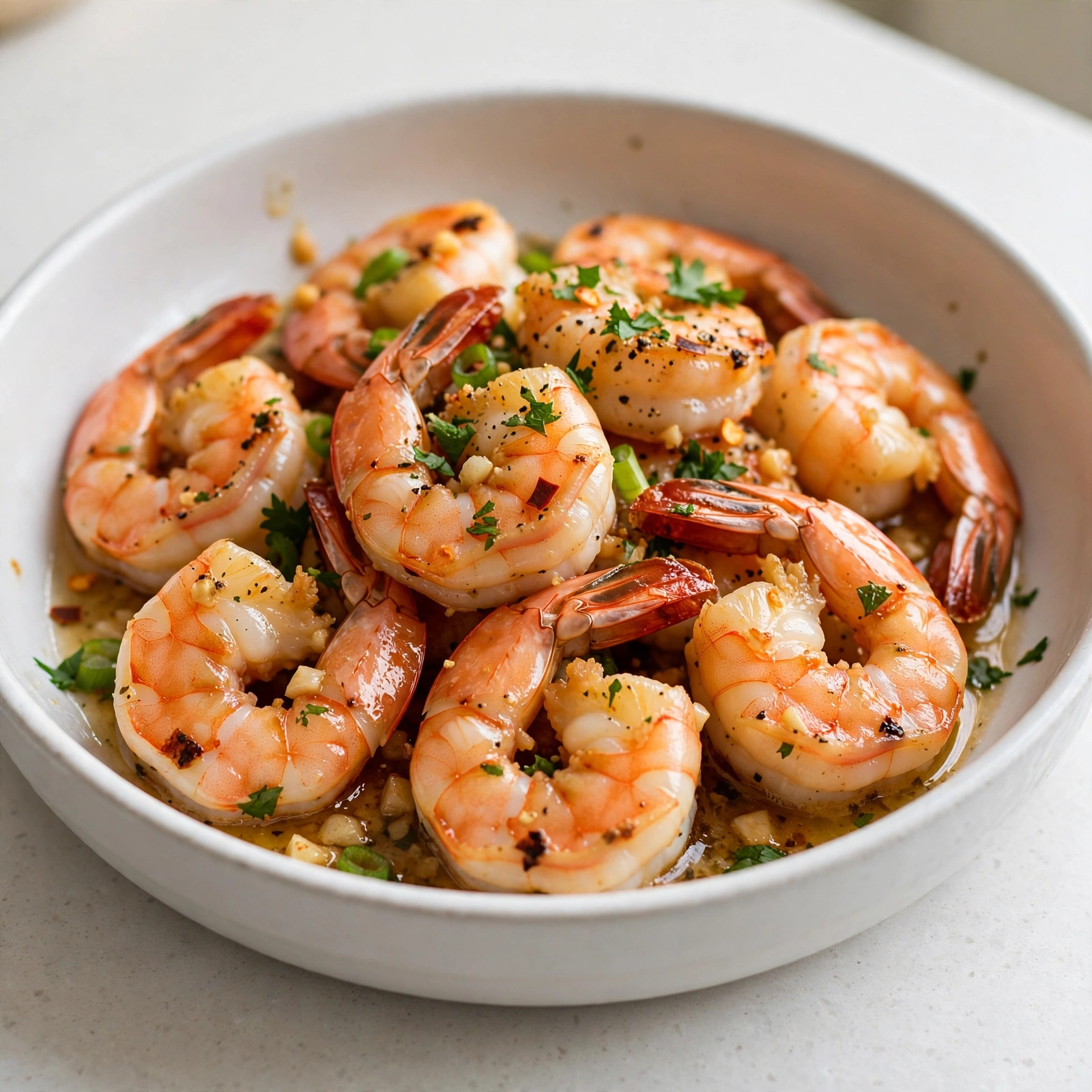 Hawaiian Garlic Shrimp