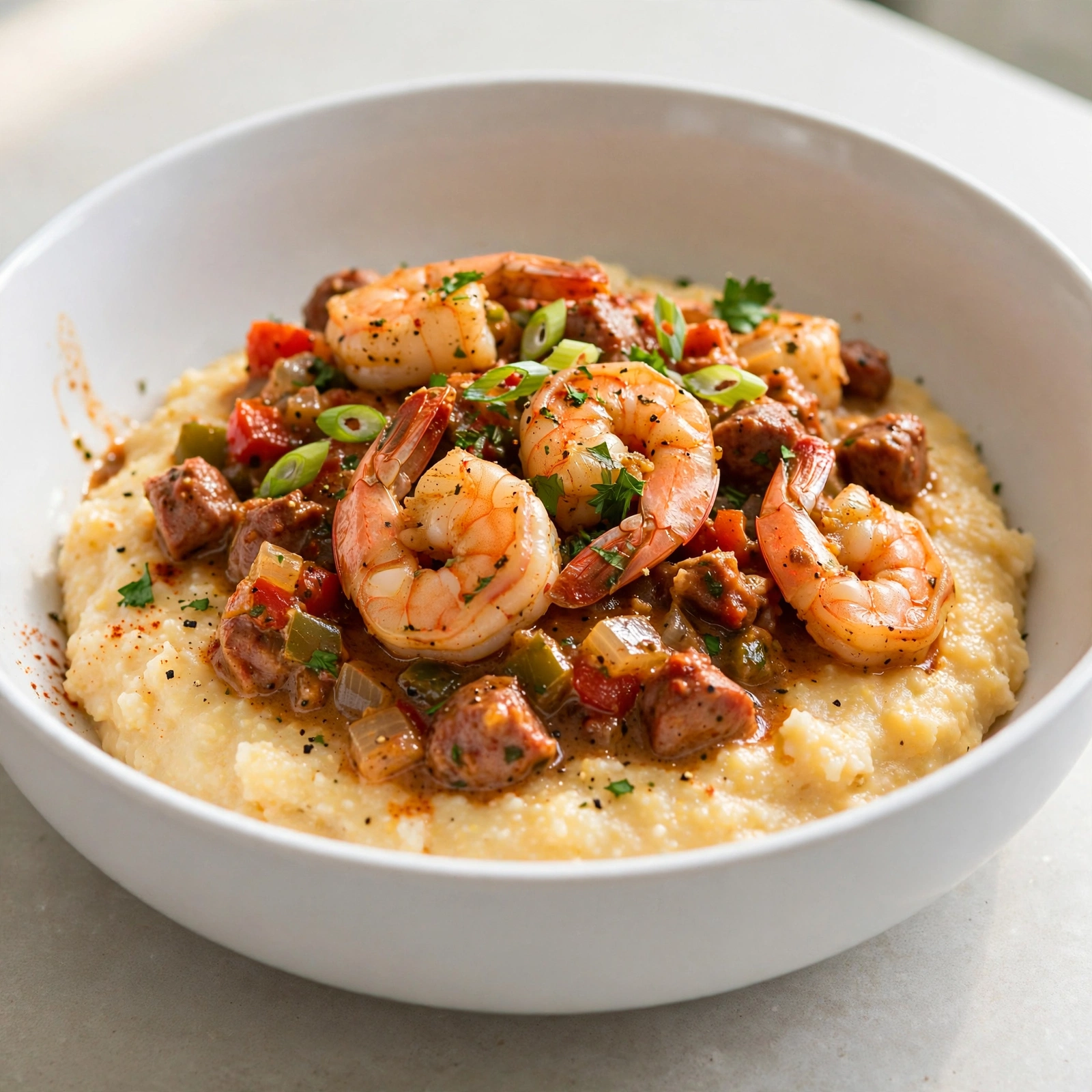 New Orleans Style Shrimp and Grits