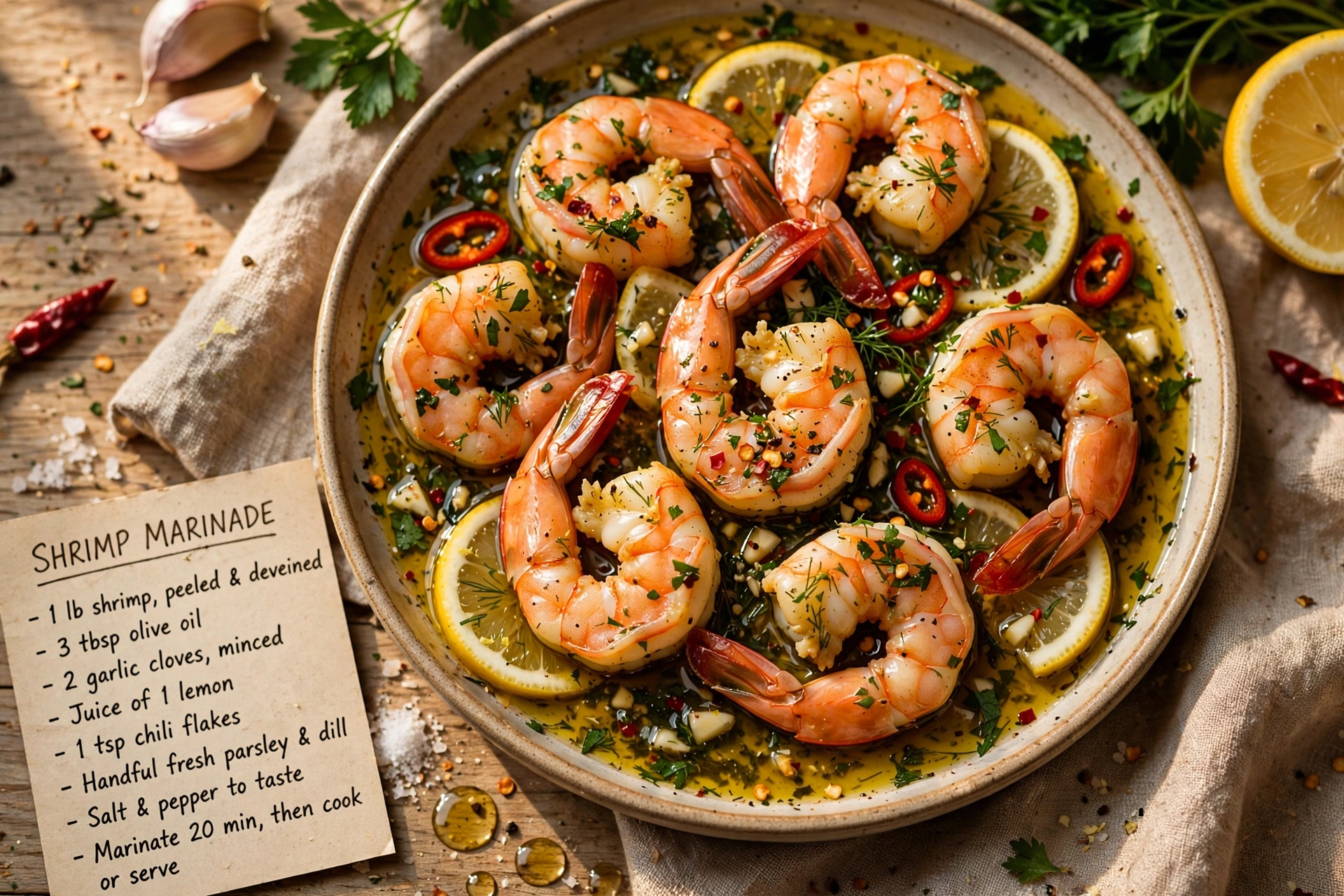 Shrimp Marinade (Quick, Zesty & Perfect for Tacos)